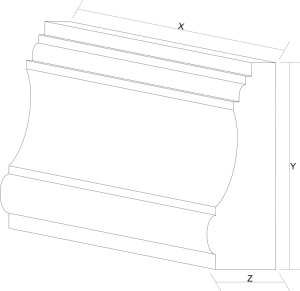 baza pilastrow ozdobnych