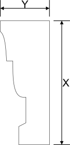 gzyms okienny na elewacji