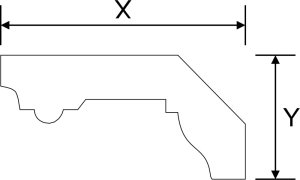 listwa sufitowa 10 cm