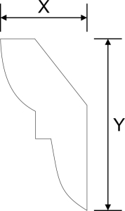 przysufitowa listwa styropianowa